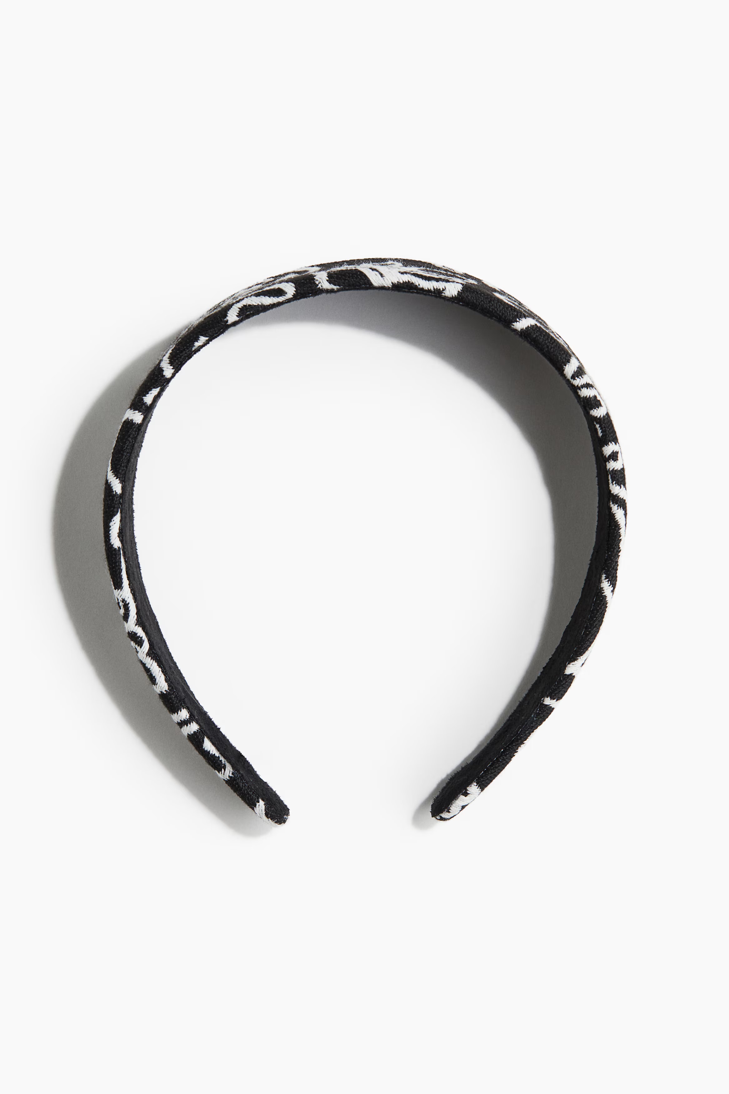 Ladies Black embroidered Headband